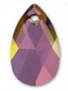 22mm Teardrop Pendant Lilac Shadow