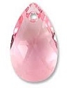 22mm Teardrop Pendant Light Rose