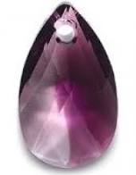 22mm Teardrop Amethyst Blend