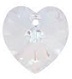 14mm Heart Pendant Crystal Moonlight