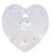 18mm Heart Pendant Crystal Moonlight
