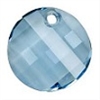 18mm Twisted Pendant Aquamarine