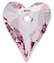 12mm Wild Heart Pendant Light Rose