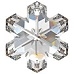 30mm Snowflake Pendant Crystal
