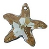 20mm Starfish Pendant Bronze Shade