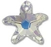 20mm Starfish Pendant Crystal Moonlight