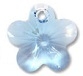 12mm Flower Pendant Aquamarine