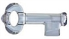 50mm Key Pendant Blue Shade