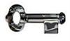 50mm Key Pendant Silver Night