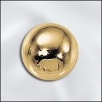 6mm Smooth Round Gold Plated Beads