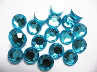 Acrylic/Plastic Round Rhinestone-6mm