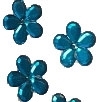 Acrylic/Plastic Flower Flat Back-21mm