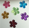 Acrylic/Plastic Flower Flat Back-6mm