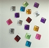 Acrylic/Plastic Square Flat Back-3mm