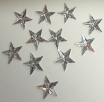 Acrylic/Plastic Star Flat Back-12mm