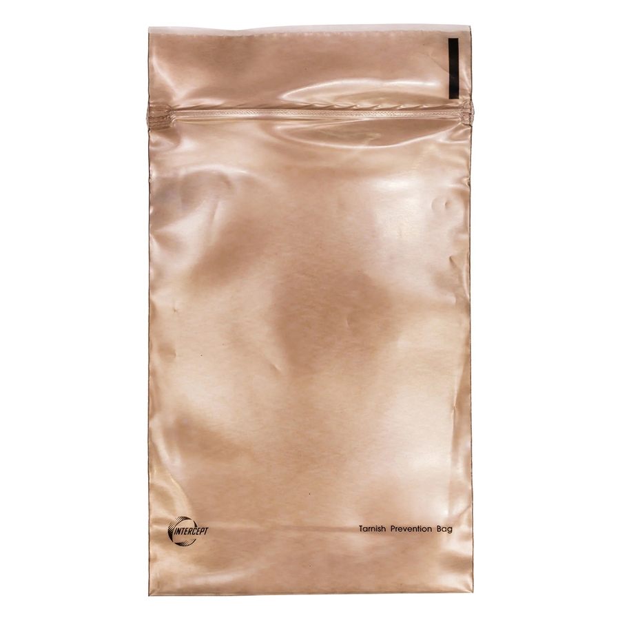 Intercept Brand Anti-Tarnish Zip Bags - 4"x 6"