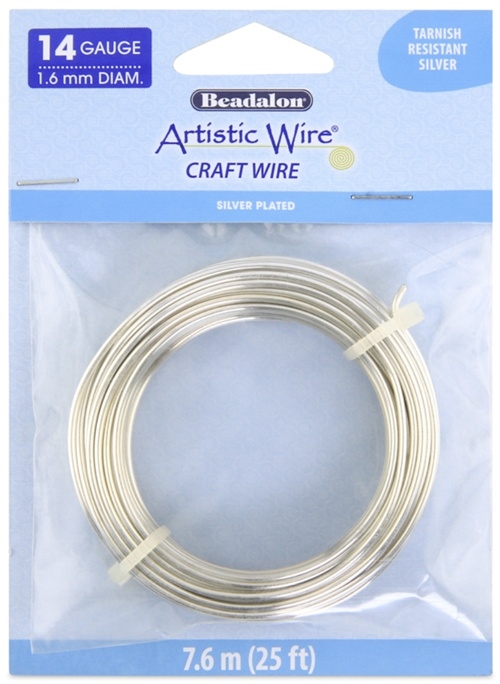 14 Gauge Silver Plated Copper Wire