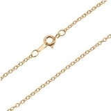 16" Cable Necklace Chain - Gold