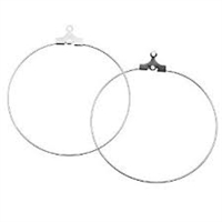 Beading Hoop Earring-1 1/4"