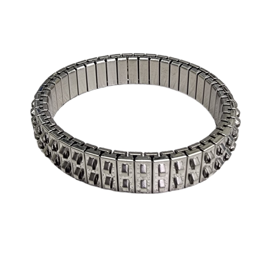 Cha Cha Expansion Bracelet Blank-2 ROW STAINLESS