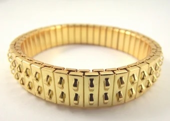 Cha Cha Expansion Bracelet Blank-2 ROW Gold