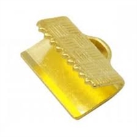 1/2" Choker/Ribbon Ends-GOLD PLATE