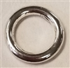 15mm Closed Pewter Jump Ring - 10 gauge