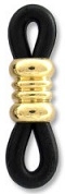 Eyeglass Holder Ends - BLACK/GOLD