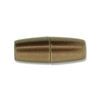 10 x 26mm, fits 6mm cord,  Large Hole Magnetic Clasp-MATTE/BRUSHED COPPER