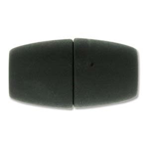 17 x 31mm Large Hole Magnetic Clasp-MATTE BLACK