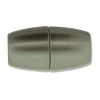 17 x 31mm Large Hole Magnetic Clasp-MATTE GRANITE