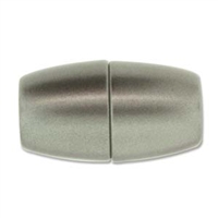 38 x 20mm Large Hole Magnetic Clasp-MATTE GRANITE