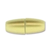 8.5 x 22mm, fits 4mm Cord, Large Hole Magnetic Clasp- MATTE GOLD