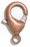14mm Plated Lobster Clasp-ANTIQUE COPPER