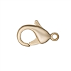 23mm Electroplated Lobster Clasp - Brushed (Matte) Gold