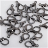 23mm Electroplated Lobster Clasp - Hematite/Gunmetal