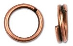 Base Metal Split Key Rings