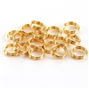 6mm Split Rings - Gold Plated