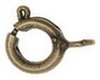 6mm Spring Ring Clasp-ANTIQUE GOLD/ANTIQUE BRASS