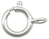 6mm Spring Ring Clasp-SPL (SILVER PLATE)