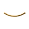 1.2 x 20mm Plated Curved Tube-GOLD