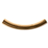 3.2 x 26mm Plated Curved Tube-GOLD