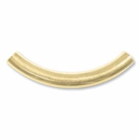 5 x 30mm Plated Curved Tube-GOLD