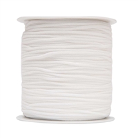 3mm Spandex Elastic cord - 3mm - White