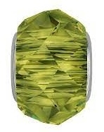 Swarovski BeCharmed Briolette Large Hole Bead- Olivine