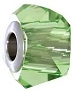 Swarovski BeCharmed Helix Large Hole Bead- Peridot