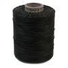 Black Waxed Twine - Size 18/3