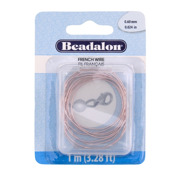 Beadalon French Wire/Boullion- 0.6mm