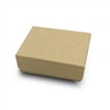 #22  Kraft Solid Top Jewelry Box- 1 7/8" x 1 7/8" x 7/8"