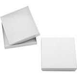 #22 White Swirl Solid Top Jewelry Box- 1 7/8" x 1 7/8" x 7/8"